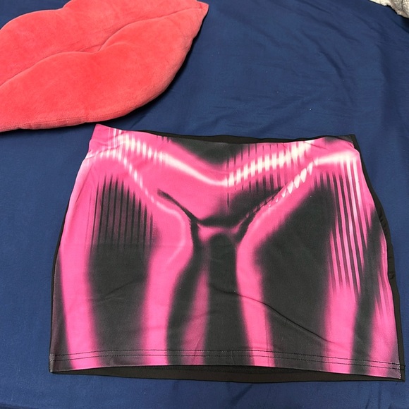 Body con pink and black matching set - Picture 3 of 5